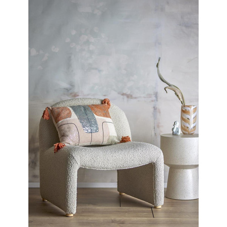 Lanzo Cushion, Orange, Cotton
