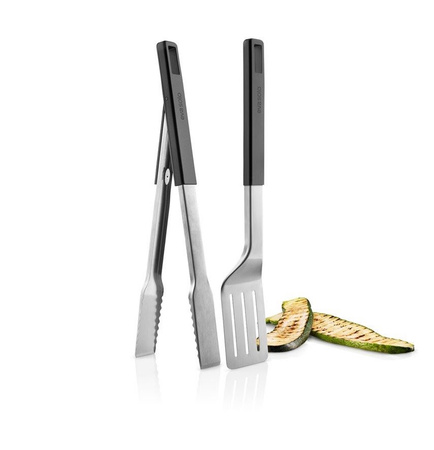 EVA SOLO Black Grill Tongs and Spatula Set