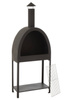 J-line black garden grill/fire pit