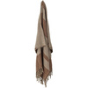 Temi Throw, Brown, Recycled Cotton