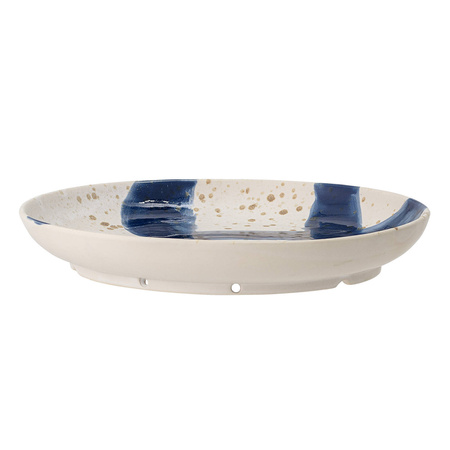Ozcar Wall Decor, Blue, Stoneware