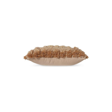 Natural furry cushion (40x25cm)