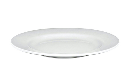 Talerz obiadowy Alessi Platebowlcup biały