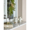 Faella Votive & Candle Holder, White, Stoneware