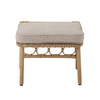 Belluce Lounge Chair w/Stool, Nature, Polyrattan