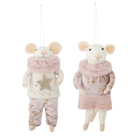 Peo Ornament, Rose, Wool