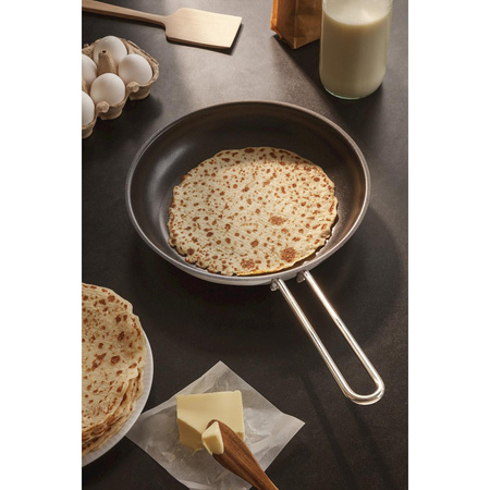 Patelnia z powłoką Slip-Let® Eva Trio STAINLESS STEEL srebrna Ø28 cm