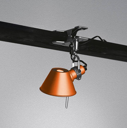Lampa Artemide Tolomeo Pinza Micro pomarańczowa