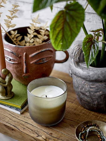 BLOOMINGVILLE LO brown flowerpot