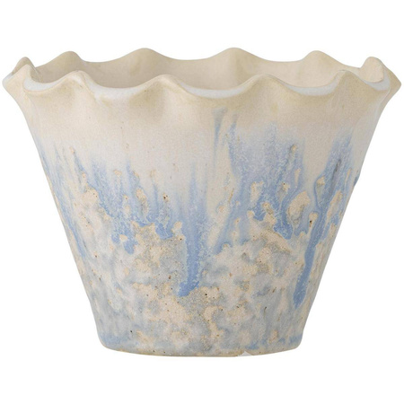 Bertha Flowerpot, Blue, Stoneware