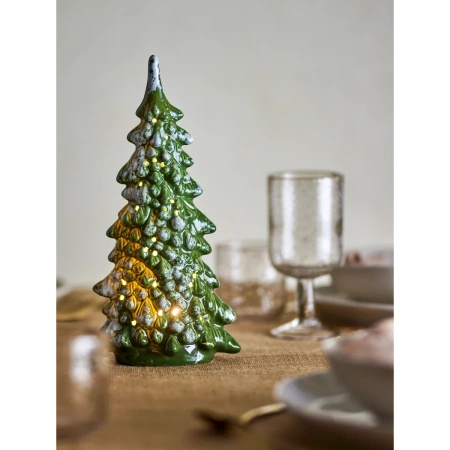 Flicka Deco w/Light, Green, Stoneware