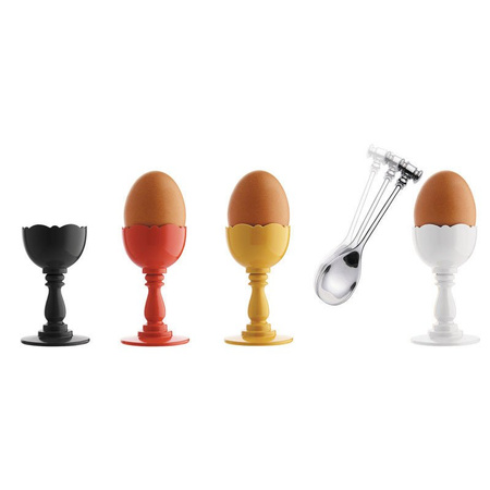 Set of 2 spoons with egg hammer