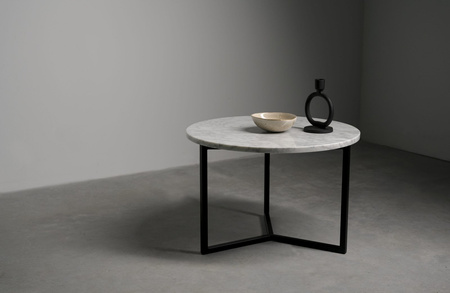 Coffee table IGNE FURNITURE MOON 80 cm white