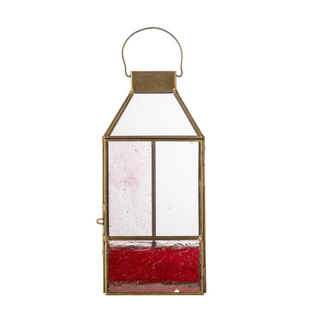 Drew Lantern, Rose, Glass