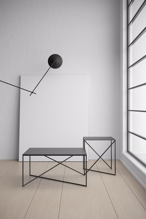 Lampa ścienna Grupa Arigato Long czarna