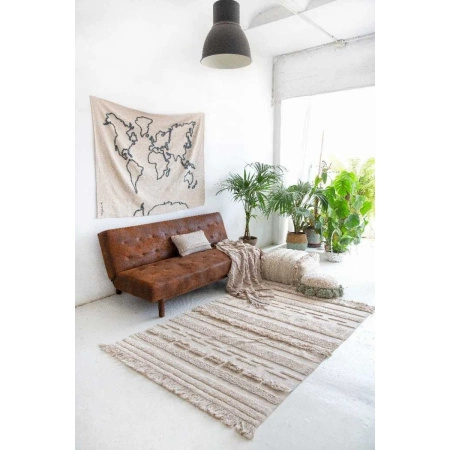 Dywan bawełniany Lorena Canals BEREBER STYLE beżowy 200 x 140 cm
