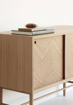 Wooden chest of drawers HÜBSCH OAK natural