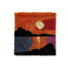 Wall rug sundown