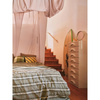 Vida striped bedspread sand/cream (230x275cm)