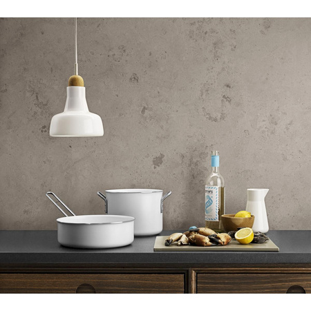 Patelnia do smażenia z powłoką ceramiczną Slip-Let® Eva Trio WHITE LINE biała rozmiar M
