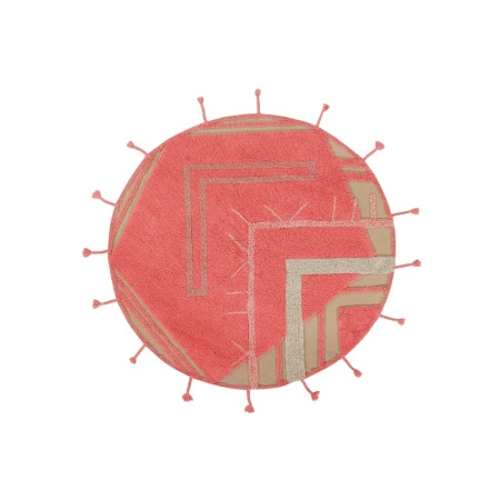 Dywan wełniany Lorena Canals CHINOOK różowy Ø160 cm