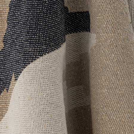 Maji Throw, Brown, Recycled Cotton