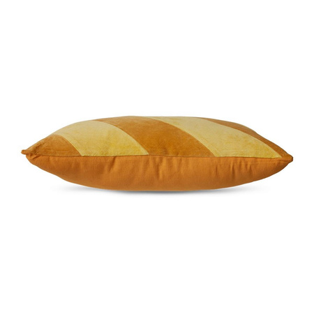 Striped velvet cushion april (60x40cm)