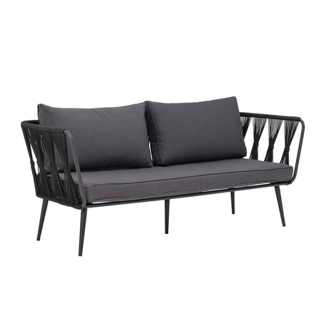 Sofa Bloomingville PAVONE FIRE-RESISTANT czarna