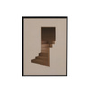 Andrey Illustration w/ Frame, Black, Pine