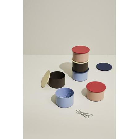 Pudełko do przechowywania Hübsch DISTRICT brązowe small