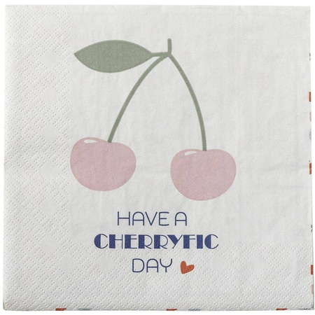 Cherry Napkin, Rose, FSC® Mix, Paper