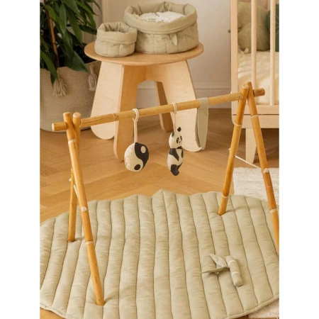 Zestaw 3 zawieszek Lorena Canals BAMBOO czarno białych