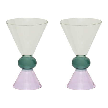 wine glass Ayo, pink