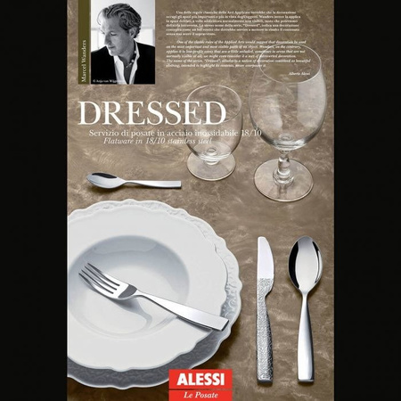 Zestaw 5 sztućców dla jednej osoby Alessi Dressed srebrny