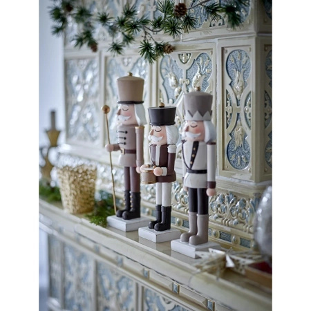 3 Figurki Bloomingville DARRYL brązowych