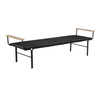 Mundo Bench, Black, Metal