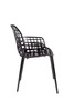 ZUIVER Albert Kuip garden chair black