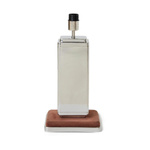 Podstawa lampy HKLIVING BRUT srebrna