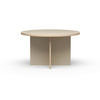 Dining table, cream, round 130cm