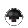 GUBI Multi-Lite L black and silver pendant lamp