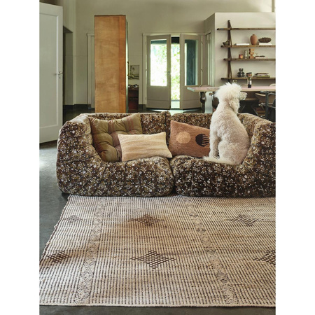 Rustykalny dywan jutowy hkliving RUSTIC naturanly rozmiar 200x200 cm