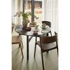 Oblique Dining Chair Brown