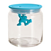 Hermetic jar with a figure inside ALESSI Gianni small white