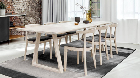 Stół jadalniany #106 SKOVBY brązowy