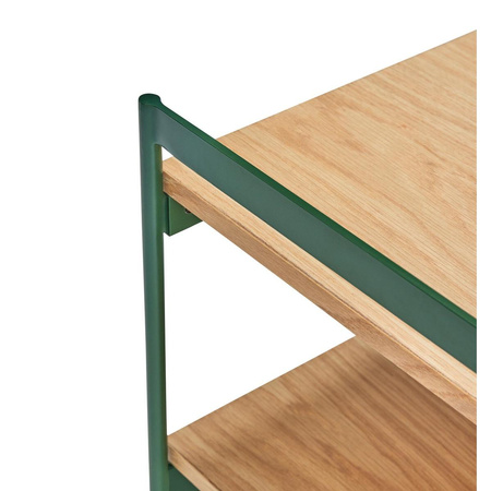 Jaunty Side Table Green/Natural