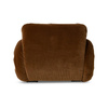 Arc lounge fauteuil, frame sand, royal velvet, caramel