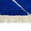 Hand knotted woolen rug cobalt (200x300)