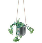 EVA SOLO Clay Self-Watering Hanging Pot Gray
