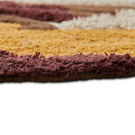 Round tufted rug palm beach (150x150cm)
