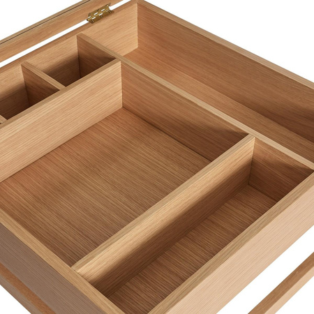 Stolik kawowy Hübsch GLITZ naturalny